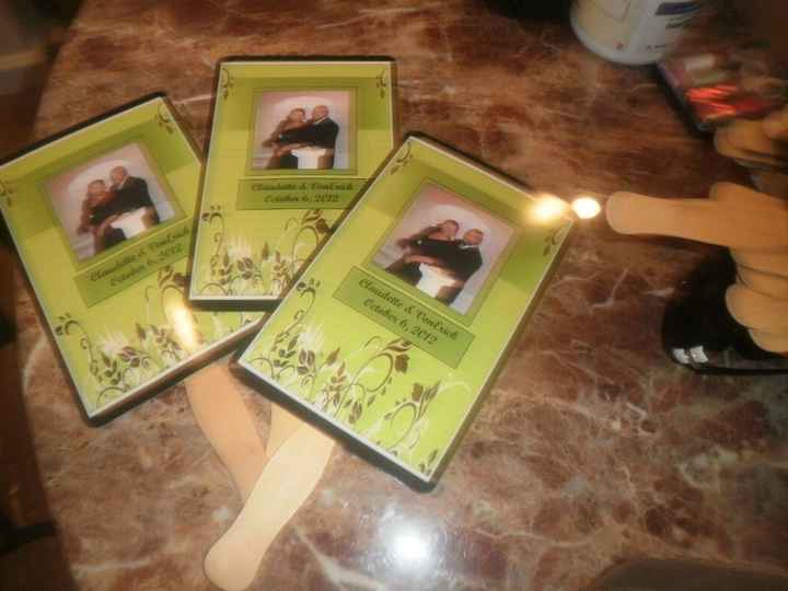 My CHEAP Wedding Fans!!! PICS INCLUDED!!!