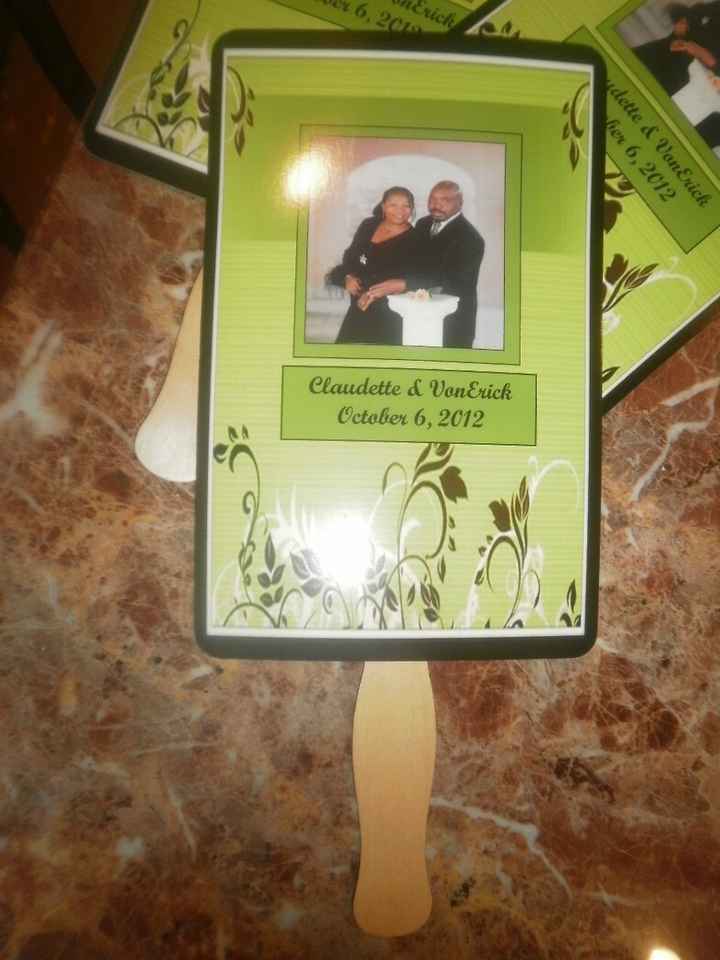 My CHEAP Wedding Fans!!! PICS INCLUDED!!!