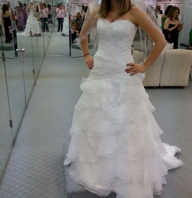 I rang the Bell and Said yes to the dress!! Lets see some of your dresses!!