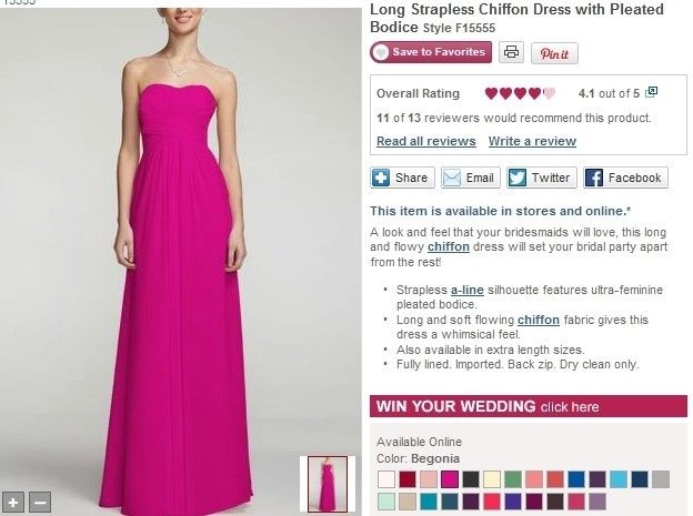 Bridesmaid Dresses - Share Your Pics