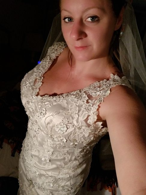 My wedding gown pattern close up 