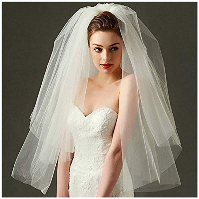 Veil, tiara, hair vine, hair comb, modern or traditional? What are you doing? 3