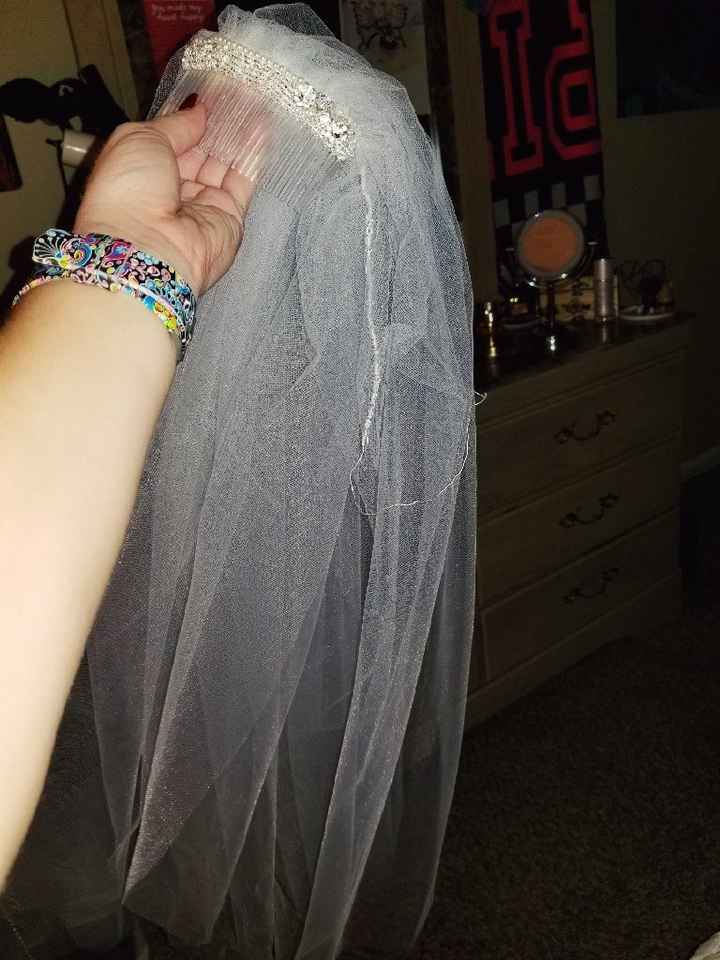 Is anyone making their own dress or veil? Here's mine! - 3