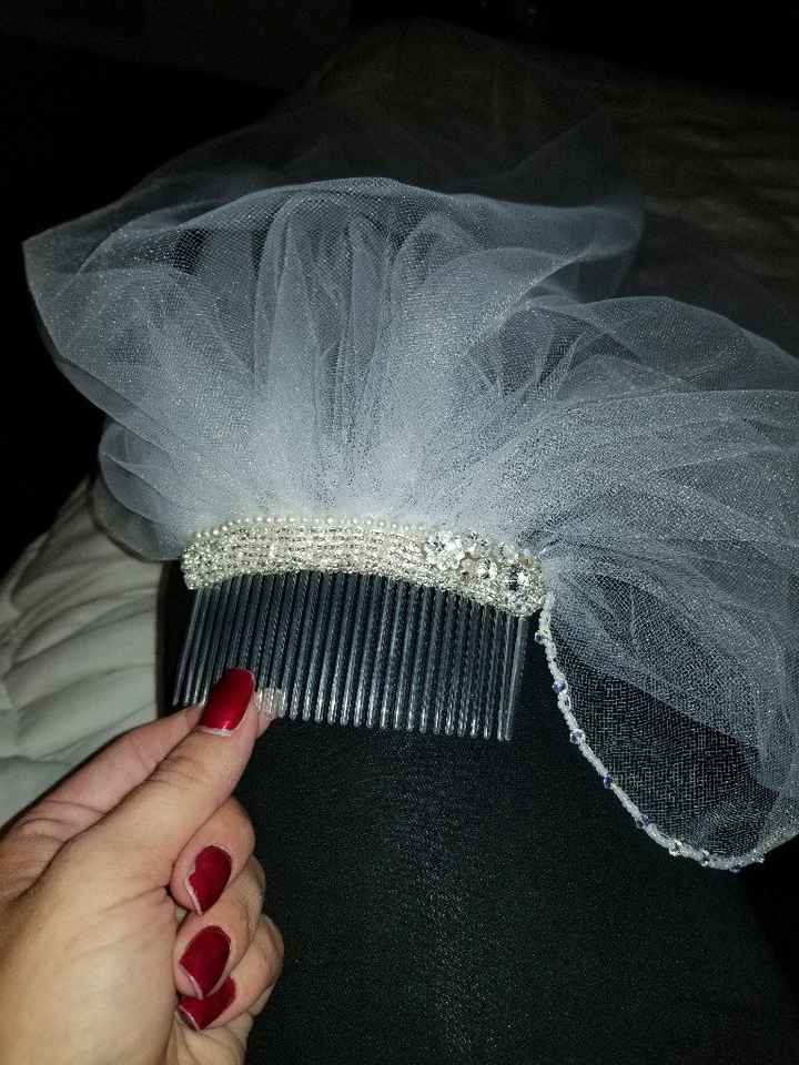 Is anyone making their own dress or veil? Here's mine! - 4