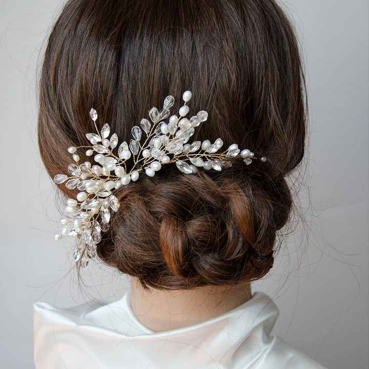 Veil, tiara, hair vine, hair comb, modern or traditional? What are you doing? - 1
