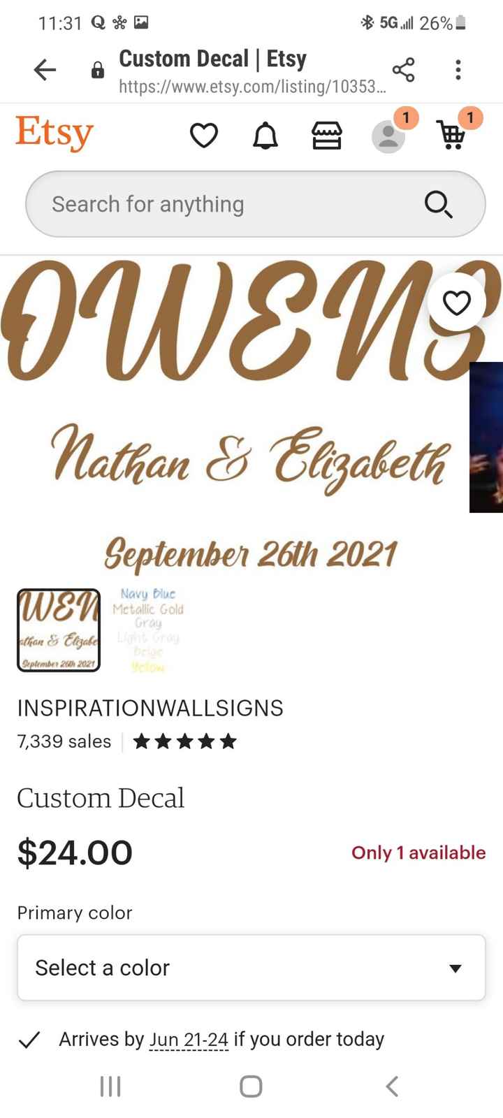 Cake toppers & guest autograph! Let me see yours! - 1