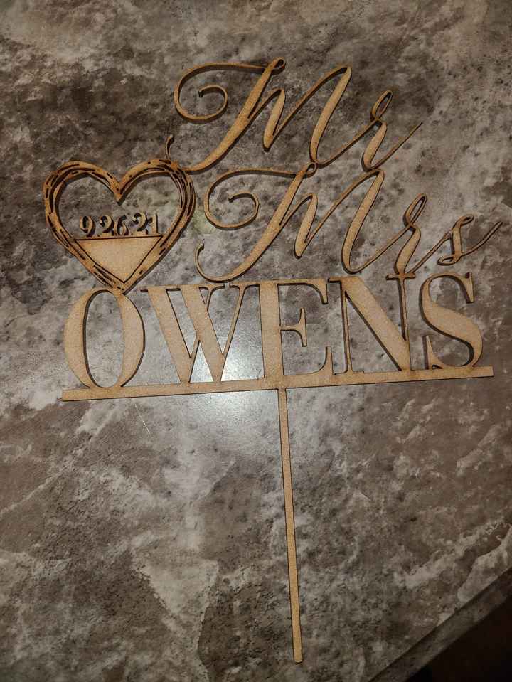 Cake toppers & guest autograph! Let me see yours! - 3