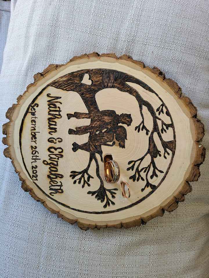 Your ring bearer ring holders? Just finished making mine! - 1
