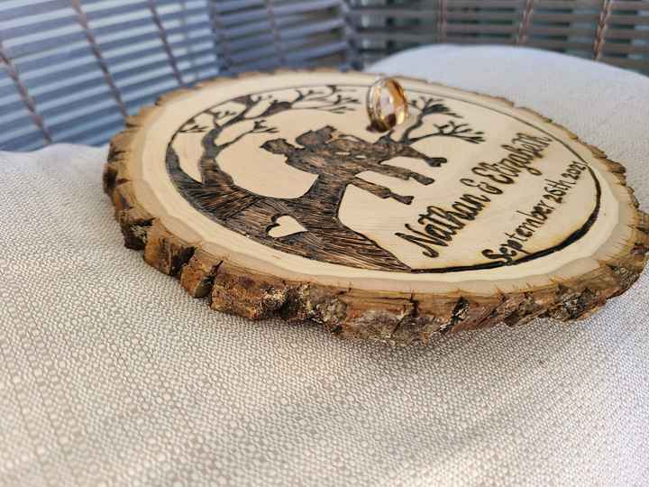 Your ring bearer ring holders? Just finished making mine! - 3
