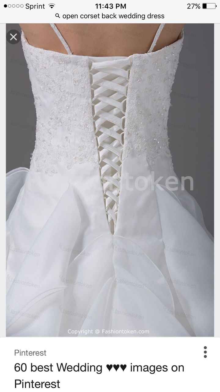 Open back corset or closed back corset?