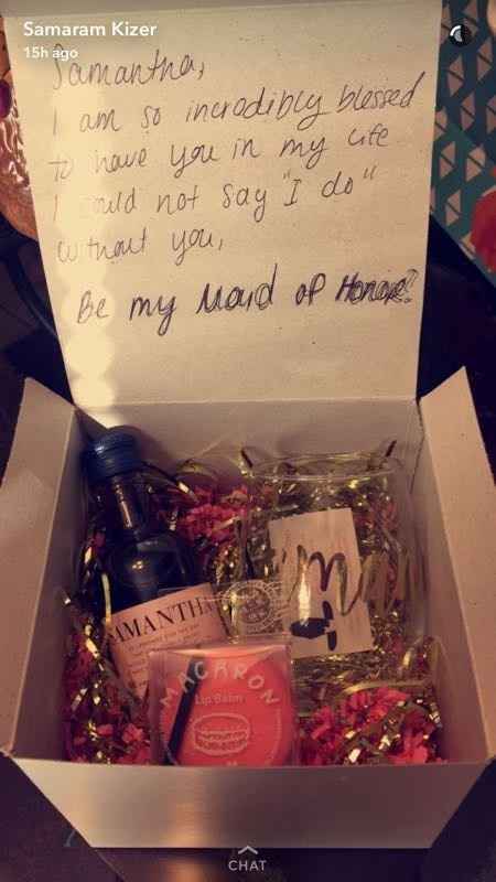 Will you be my bridesmaid ideas!