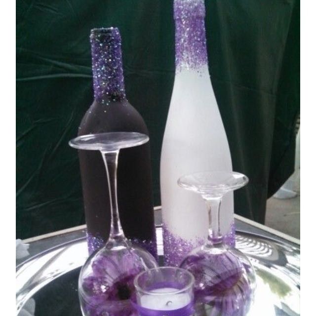 Wine bottle centerpeices?