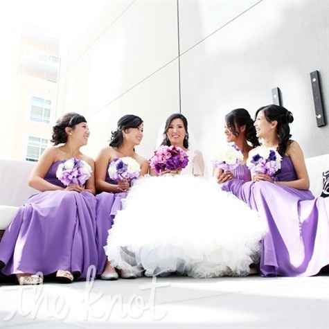 For those having purple/lavender themed wedding