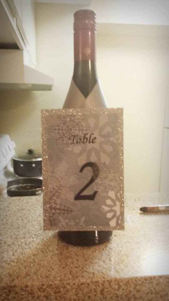 Printing Table Numbers