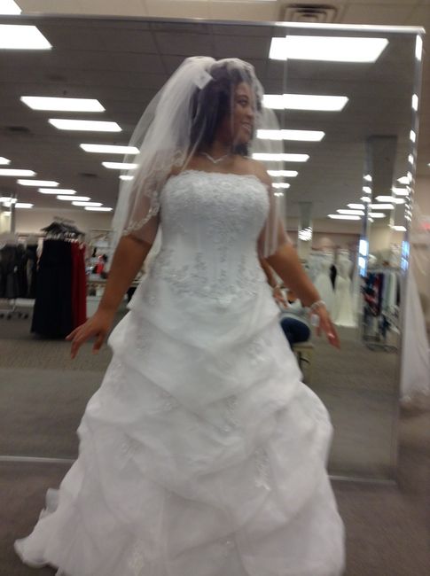 Show me your Davids Bridal dresses:)