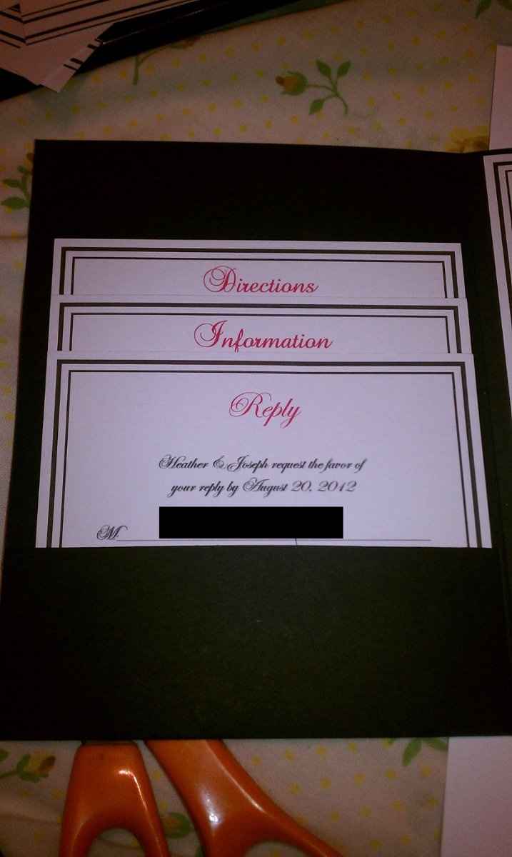 My DIY Invitations *PICS*