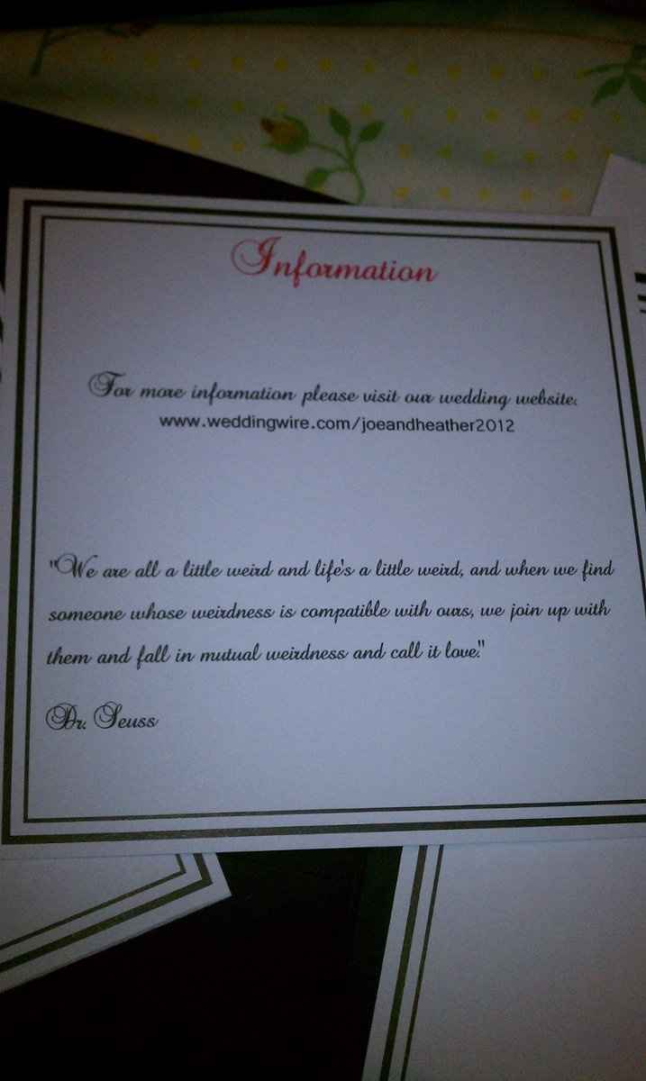 My DIY Invitations *PICS*