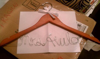 My $5.99 wedding hanger experience