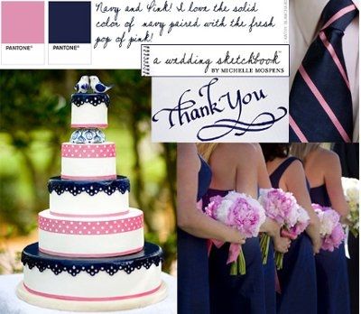pink & navy.. theme/feel/idea?