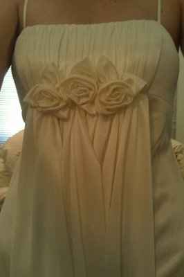 What makes a girl smile again? Dress and Rings:)