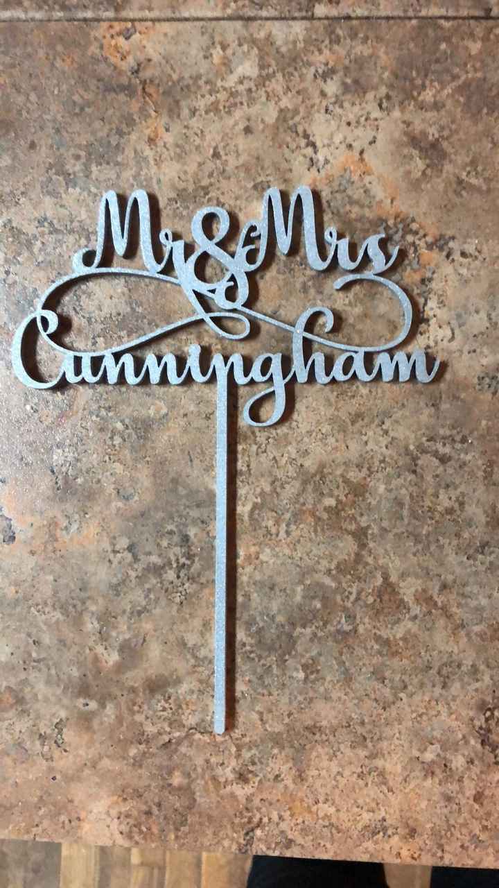 Let's see those cake toppers!