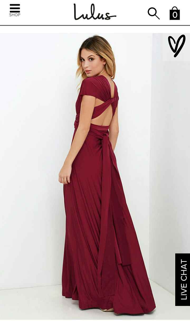 Bridesmaid dress help