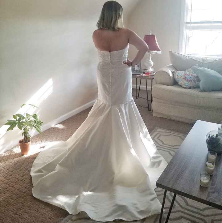 David's Bridal bridesmaid dress alterations