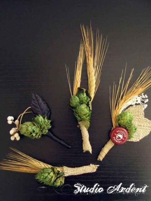 Who is making their boutonnieres?