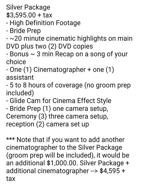 Videographer $$??