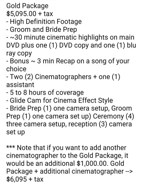 Videographer $$??