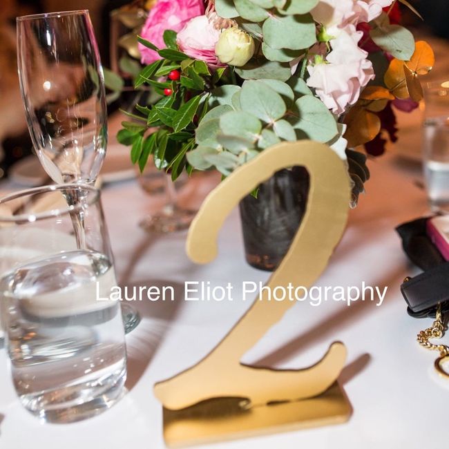 Table numbers
