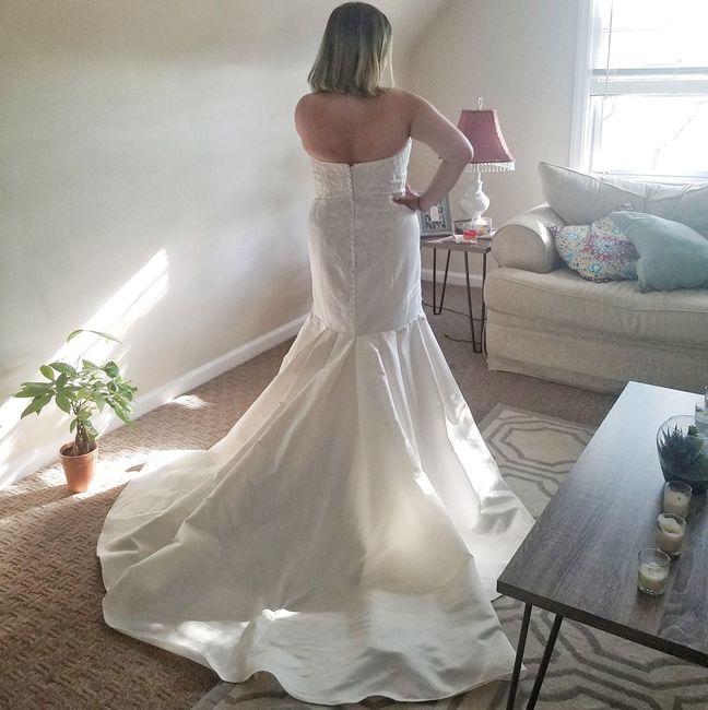 David's Bridal bridesmaid dress alterations