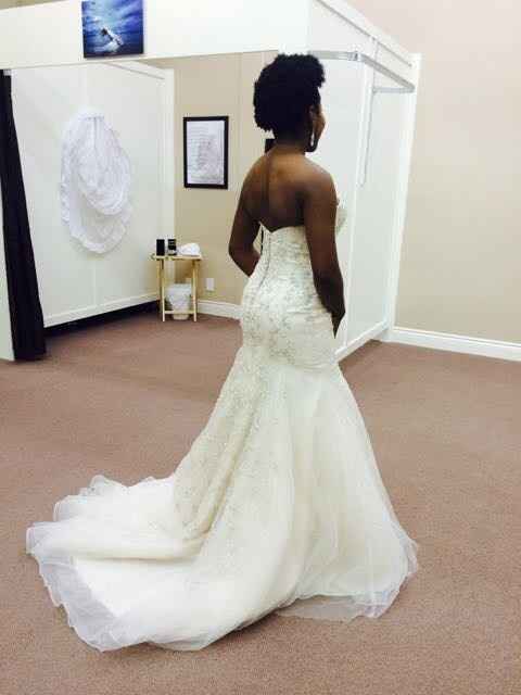 My dress and wedding band!!