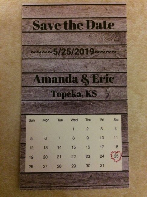 Save the date magnet question - 1