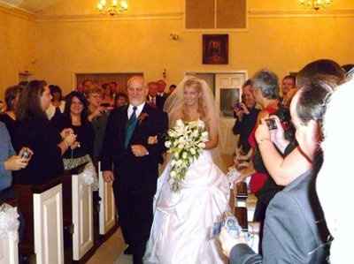 Dress pic before the ceremony..