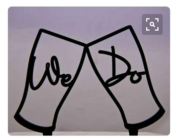 our cake topper is ready and . . .