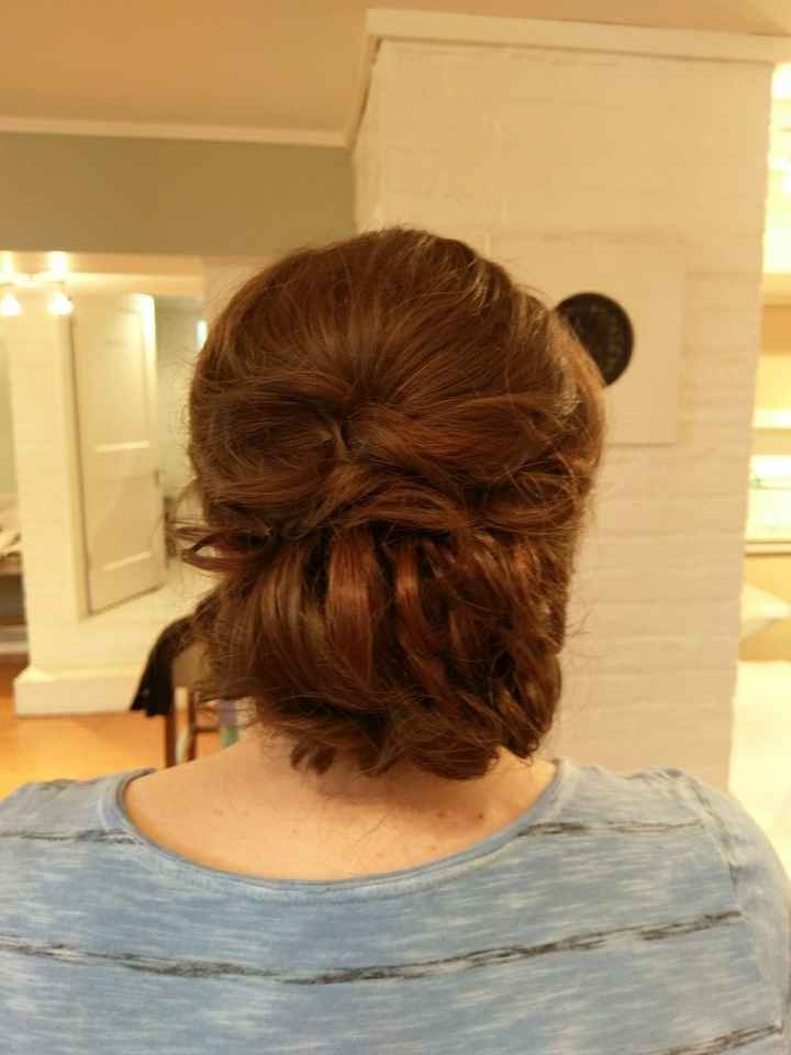 Hair and makeup trial