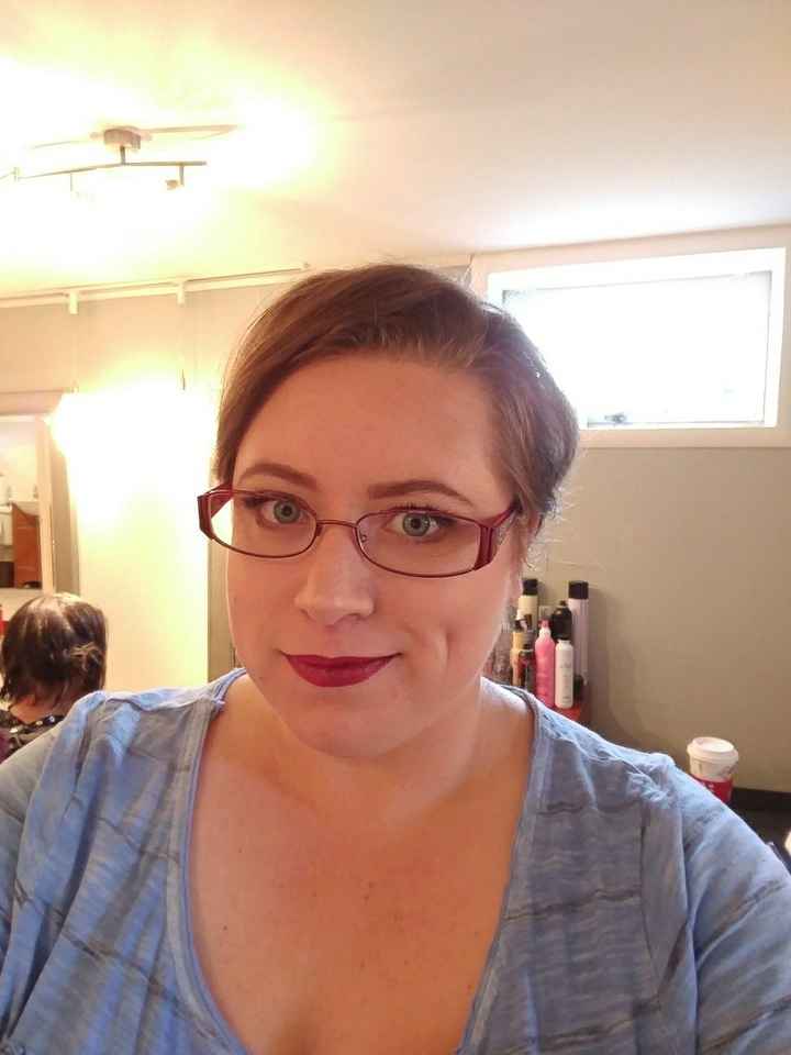 Hair and makeup trial