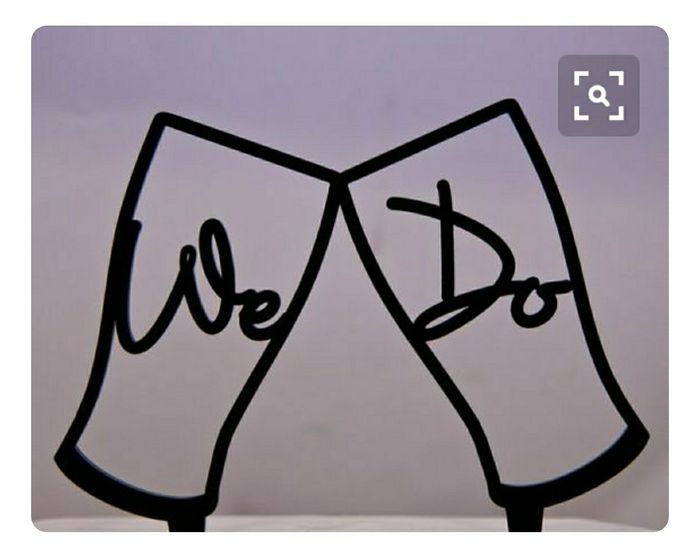 our cake topper is ready and . . .