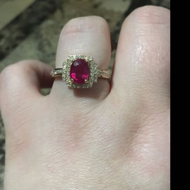 How did he/she propose? Also, show off your rings! 14