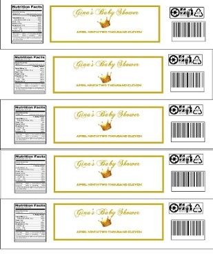 Custom Water Bottle Labels