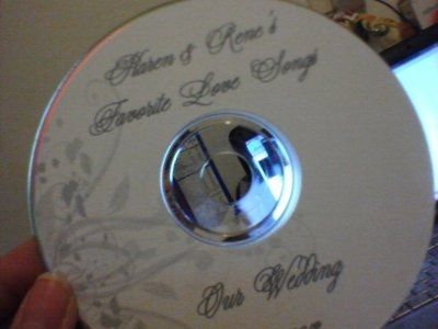 PLAYING AROUND WITH MY DIY CD FAVORS