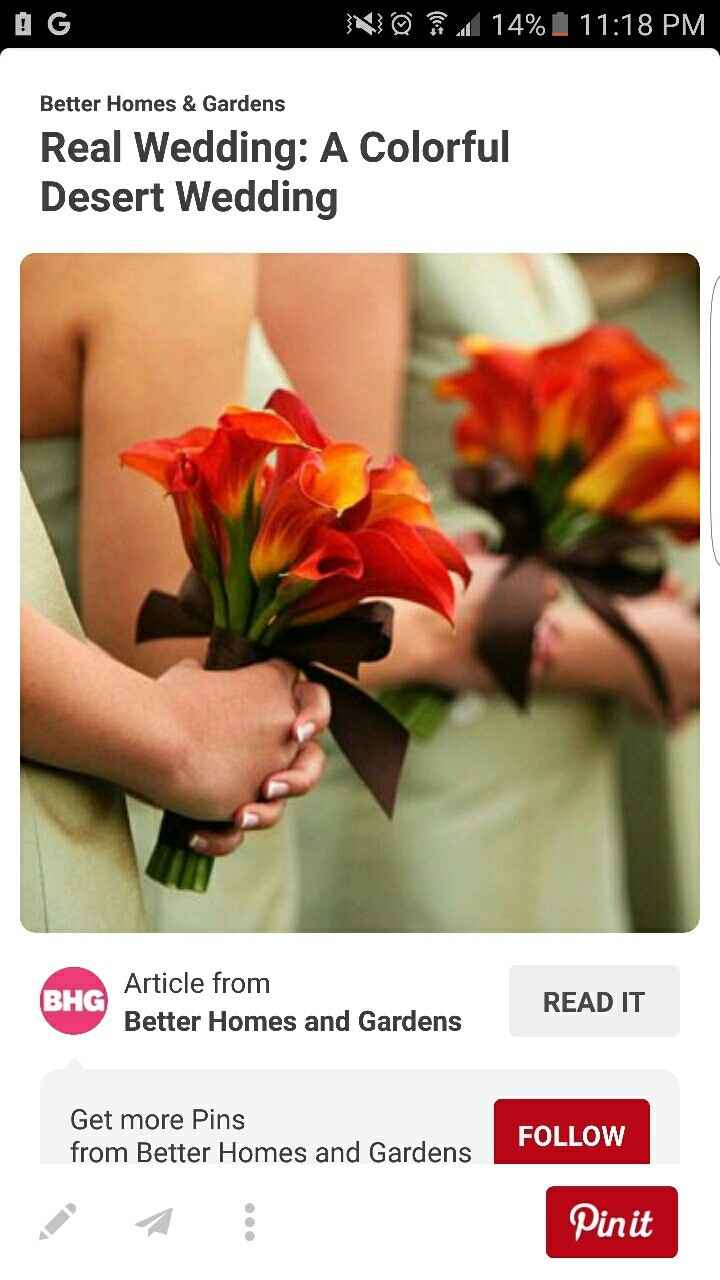 Not sure if I want to have a real bouquet of flowers.