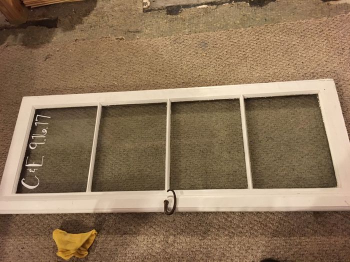 Antique window project finished!