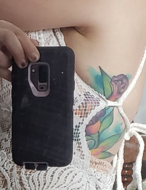 Dress with tattoos showing! 1