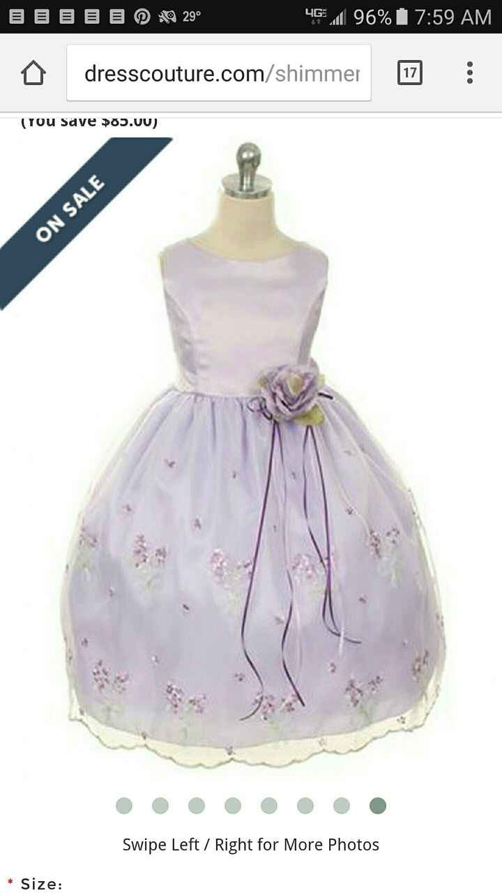 If you are looking for a flower girl dress!