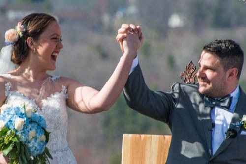 Pronounced husband and wife! 