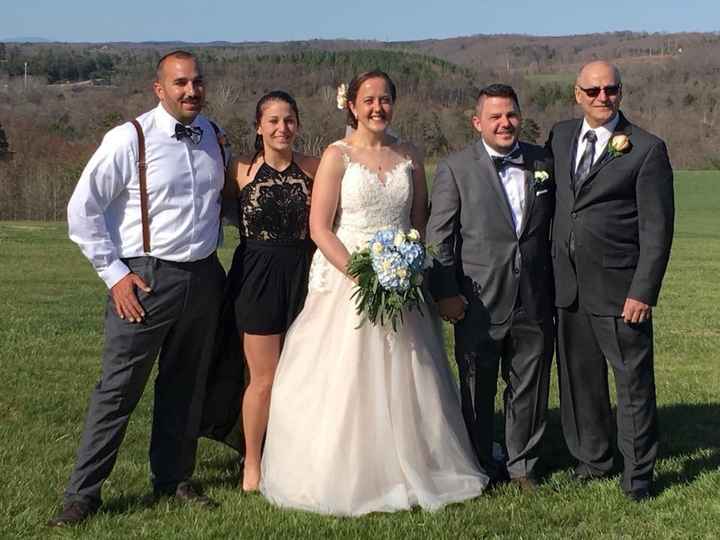 Family picture with my new in-laws!