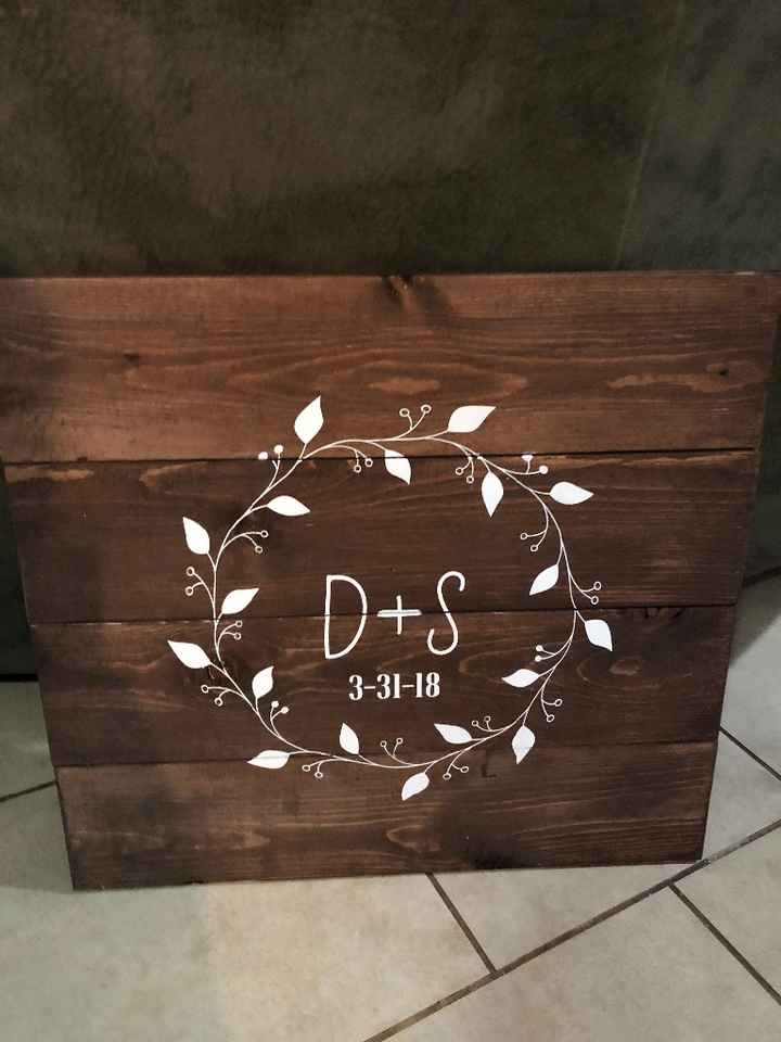 Wooden Board Guestbook