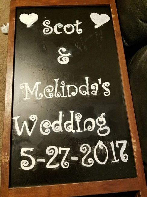My wedding diy
